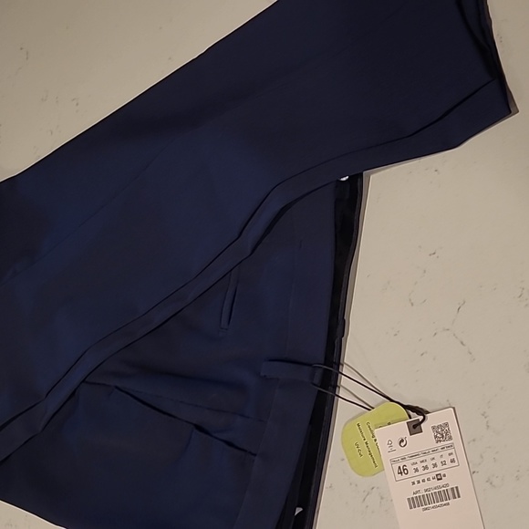 Zara men's slacks navy size 36 US - Picture 4 of 4